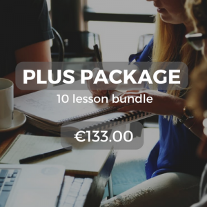 Plus package 10 lesson bundle €133.00
