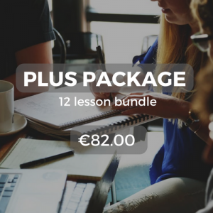 Plus package 12 lesson bundle €82.00