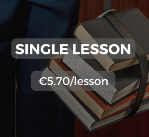 Single lesson €5.70/lesson