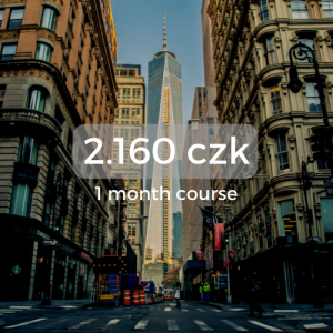 2.160 czk 1 month course