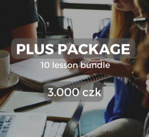 Plus package 10 lesson bundle 3.000 czk