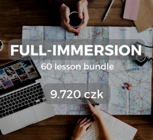 Full-immersion 60 lesson bundle 9.720 czk