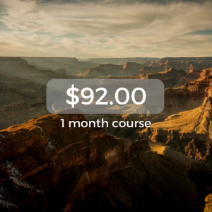 $92.00 1 month course