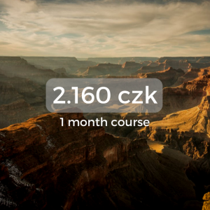 2.160 czk 1 month course