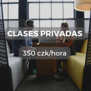 Clases privadas 350 czk/hora