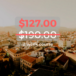 $127.00 2 week course