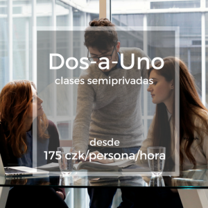 Dos-a-Uno clases semiprivades desde 175 czk/persona/hora