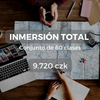 Inmersión total Conjunto de 60 clases 9.720 czk