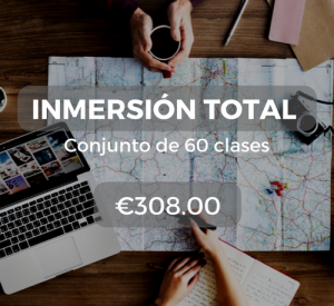Inmersión total Conjunto de 60 clases €308.00