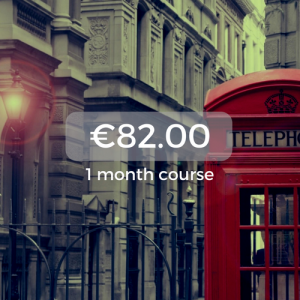 €82.00 1 month course