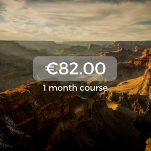 €82.00 1 month course
