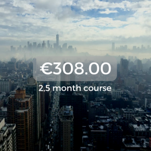 €308.00 2,5 month course