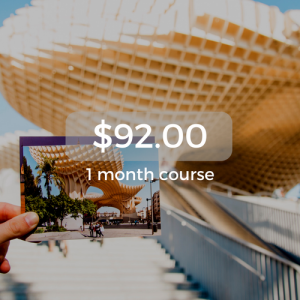 $92.00 1 month course