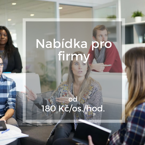 Nabídka pro firmy od 180 Kč/os./hod.