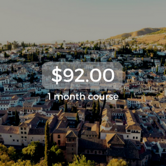 $92.00 1 month course